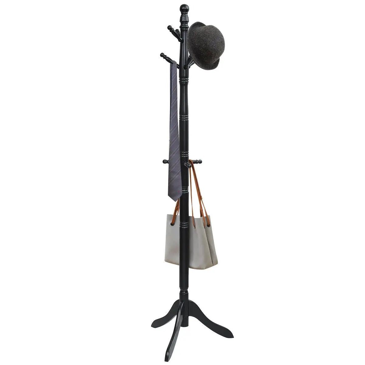 Entryway Height Adjustable Coat Stand with 9 Hooks by DirectDeals
