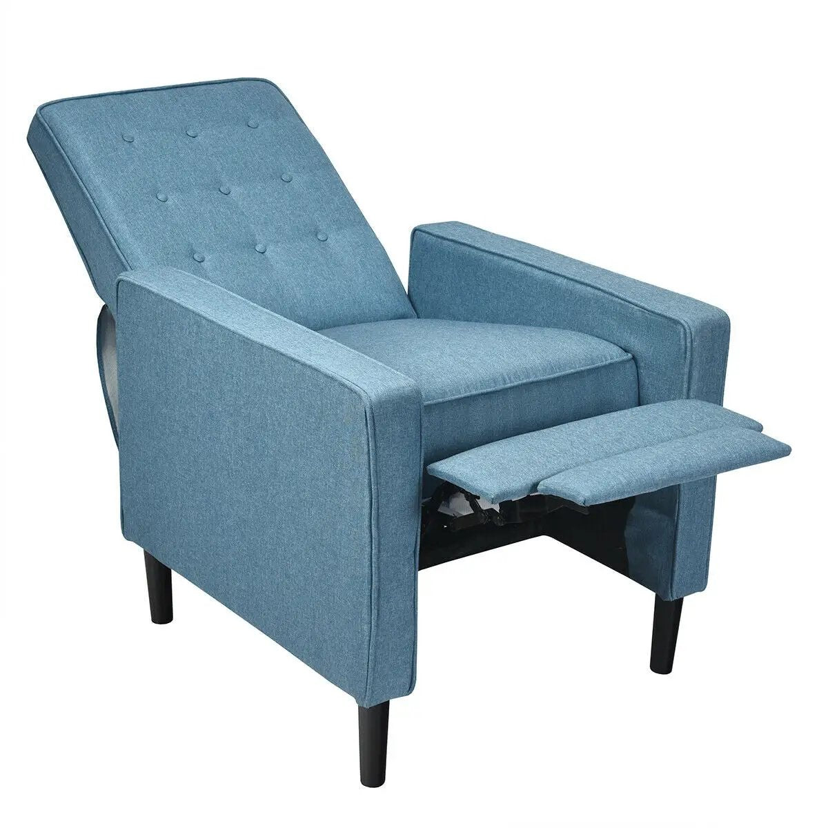 Mid-Century Push Back Recliner Chair by DirectDeals