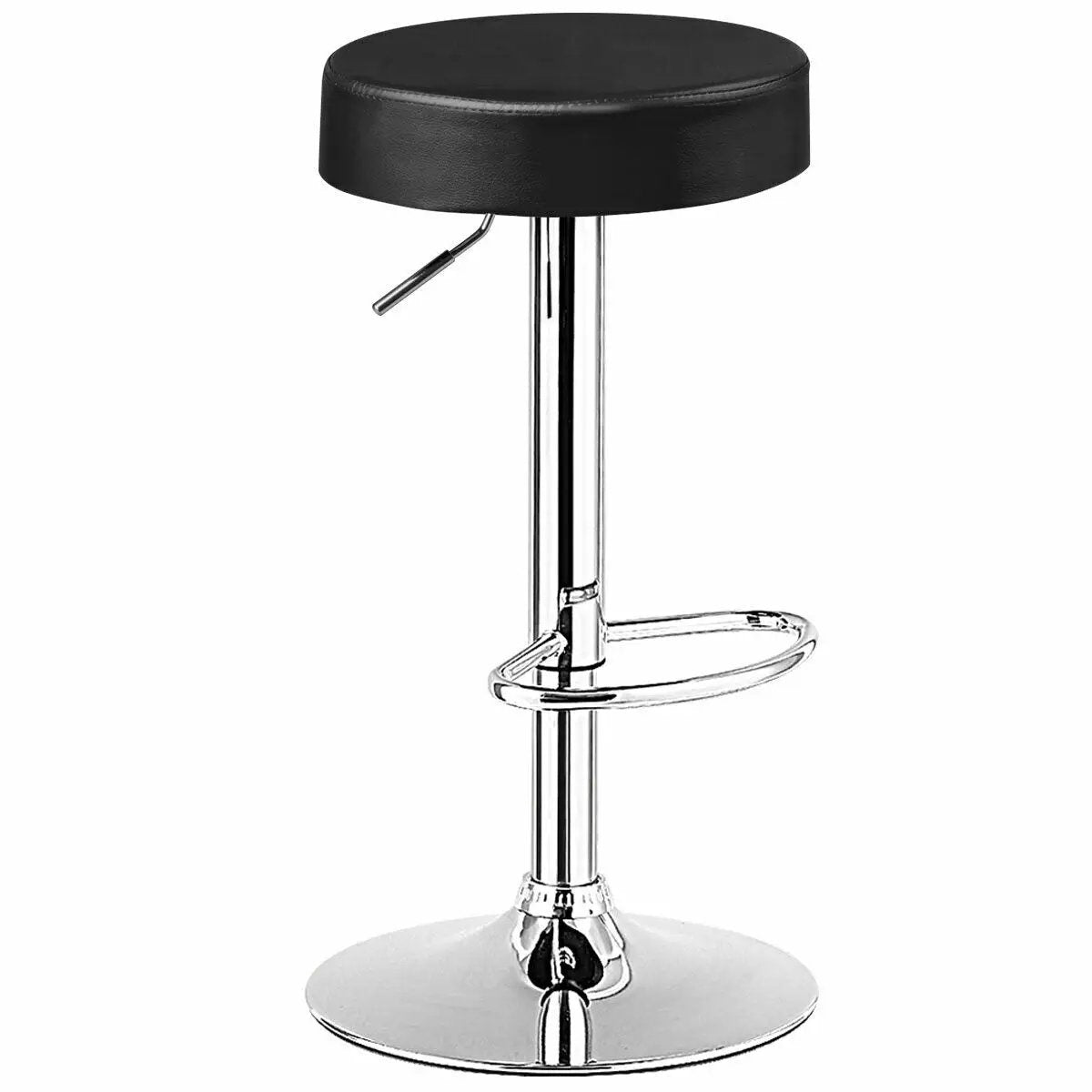 1 PC Round Bar Stool Adjustable Swivel Pub Chair by DirectDeals