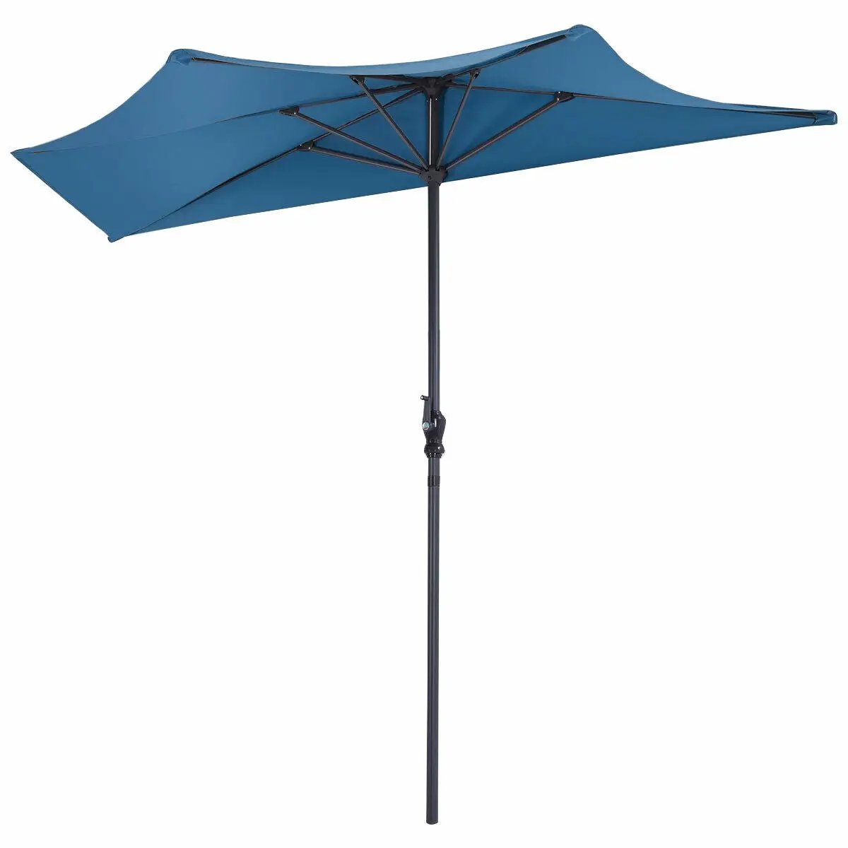 9Ft Patio Bistro Half Round Umbrella by DirectDeals