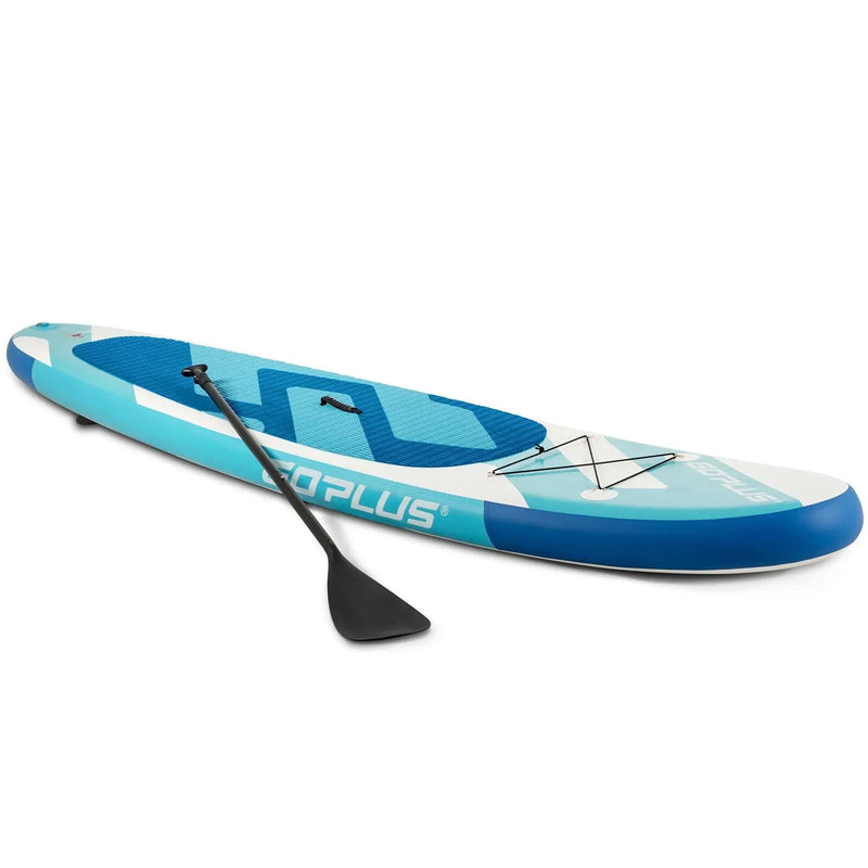 10 Feet Inflatable Stand Up Paddle Board 6 Inch Thick with Accessory Pack by DirectDeals