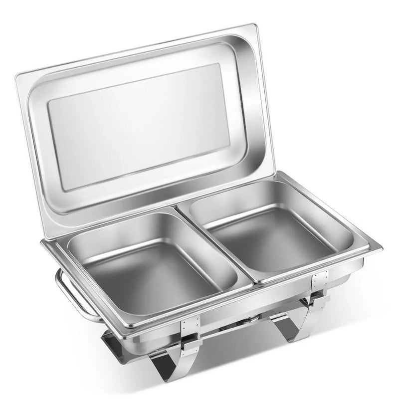 2 Packs Stainless Steel Full-Size Chafing Dish by DirectDeals