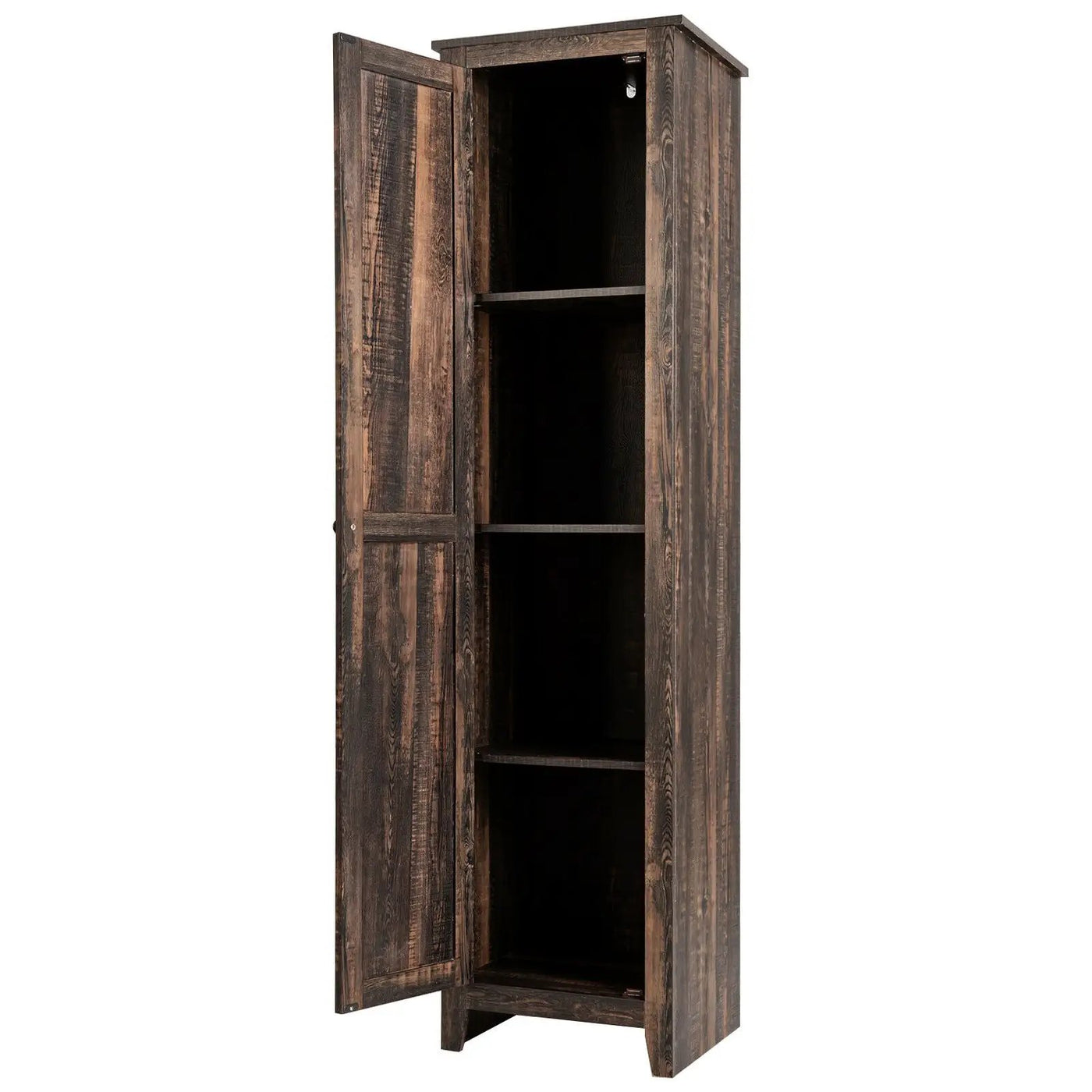 Linen Tower Bathroom Storage Cabinet Tall Slim Side Organizer with Shelf by DirectDeals