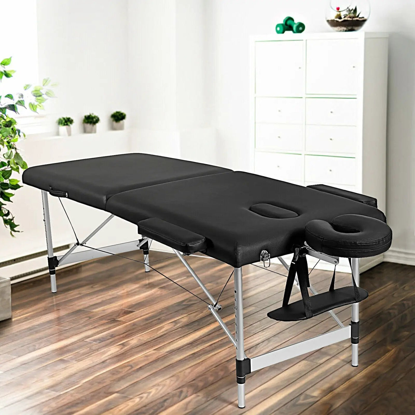 84 Inch L Portable Adjustable Massage Bed with Carry Case for Facial Salon Spa by DirectDeals