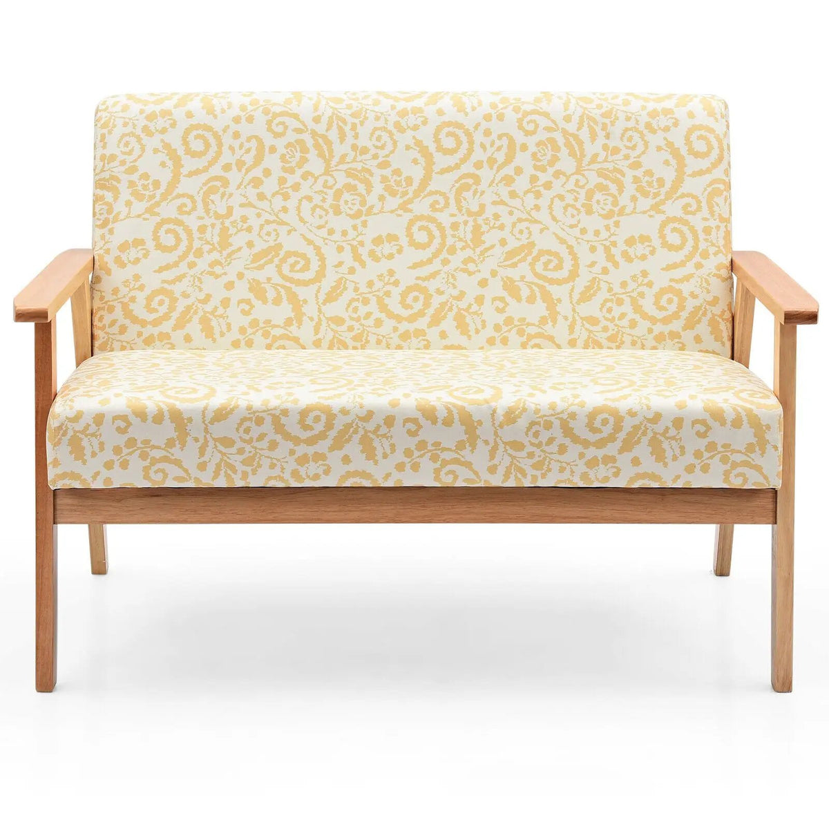 Modern Fabric Loveseat Sofa Couch Upholstered 2-Seat Armchair by DirectDeals