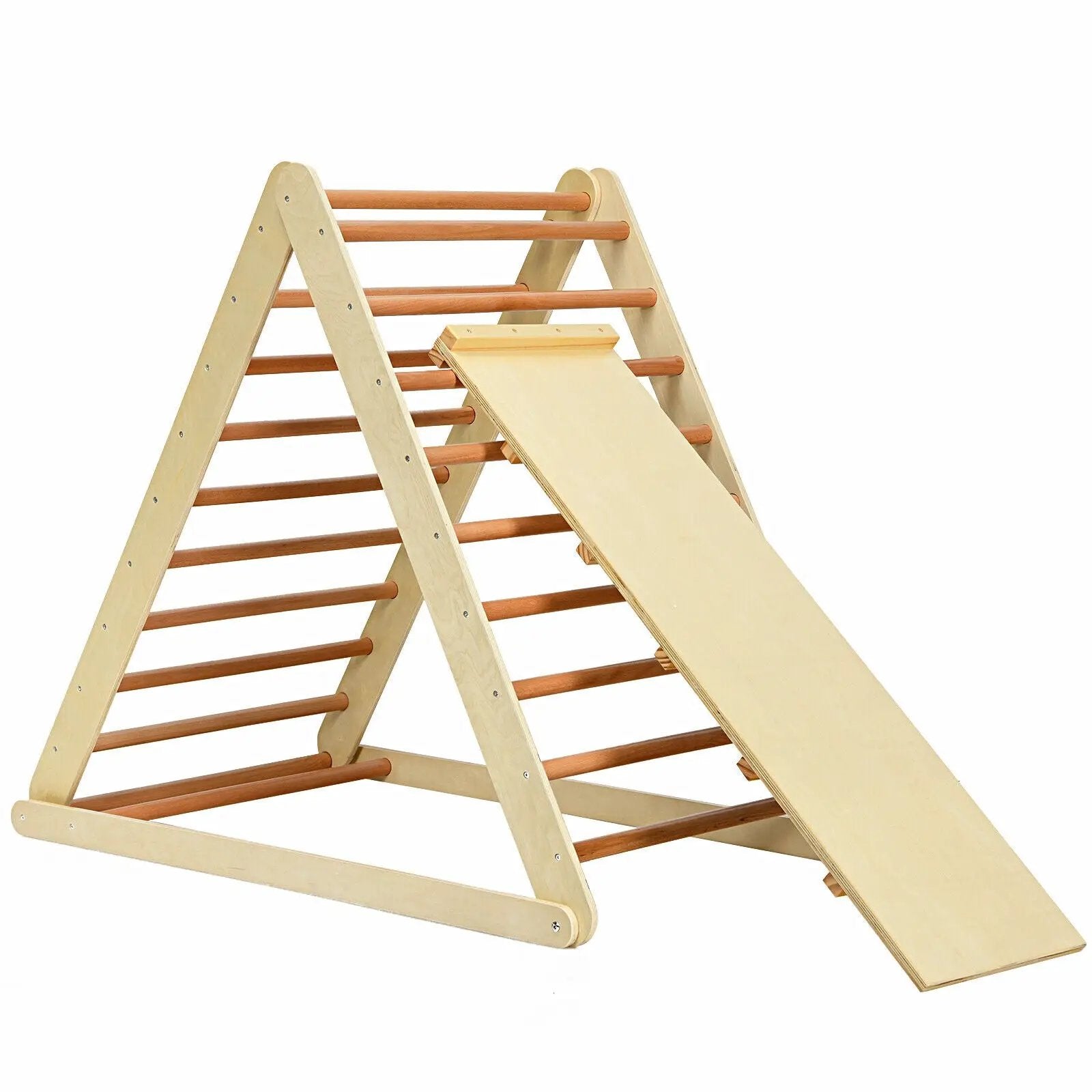Foldable Wooden Climbing Triangle Indoor by DirectDeals