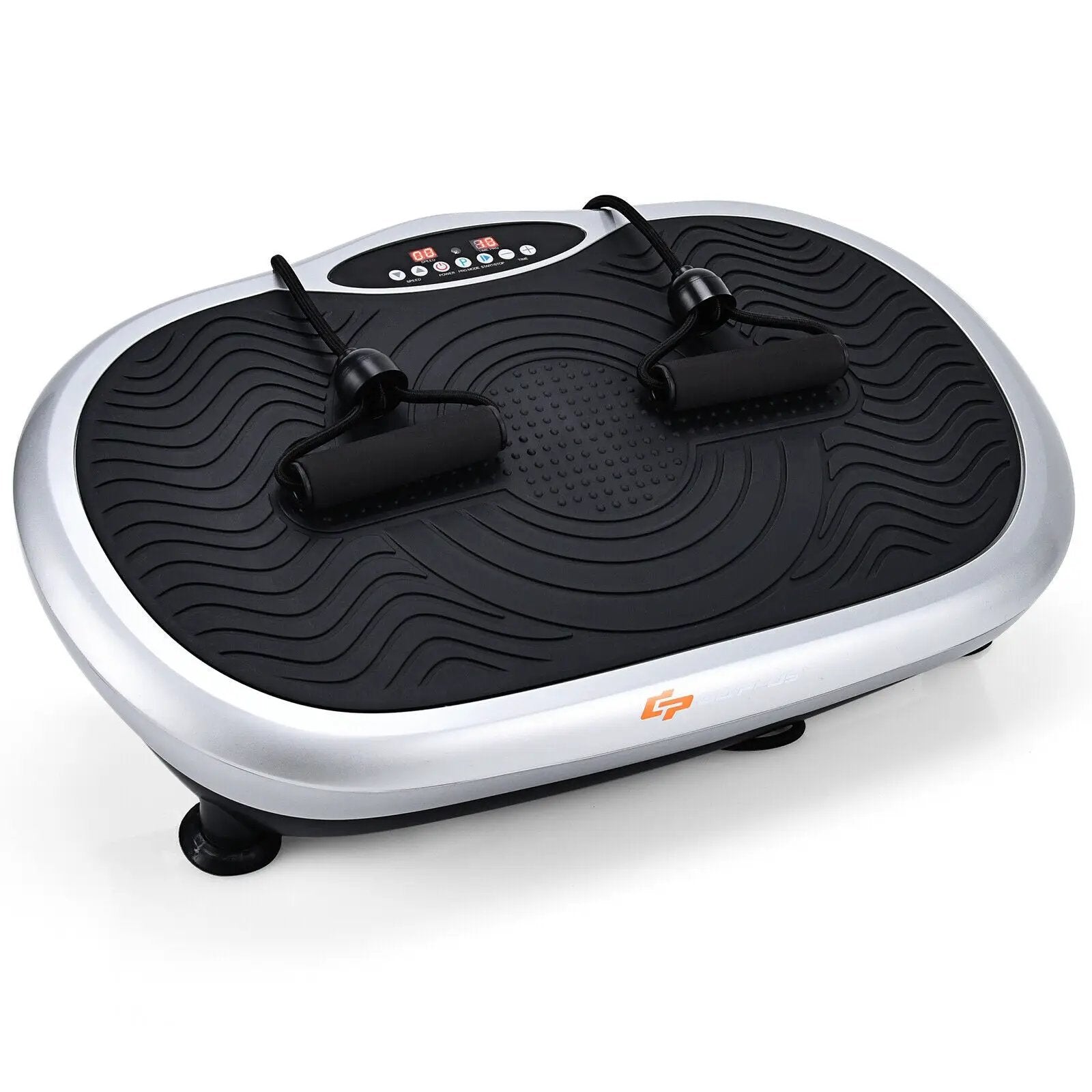 Mini Vibration Body Fitness Platform with Loop Bands by DirectDeals