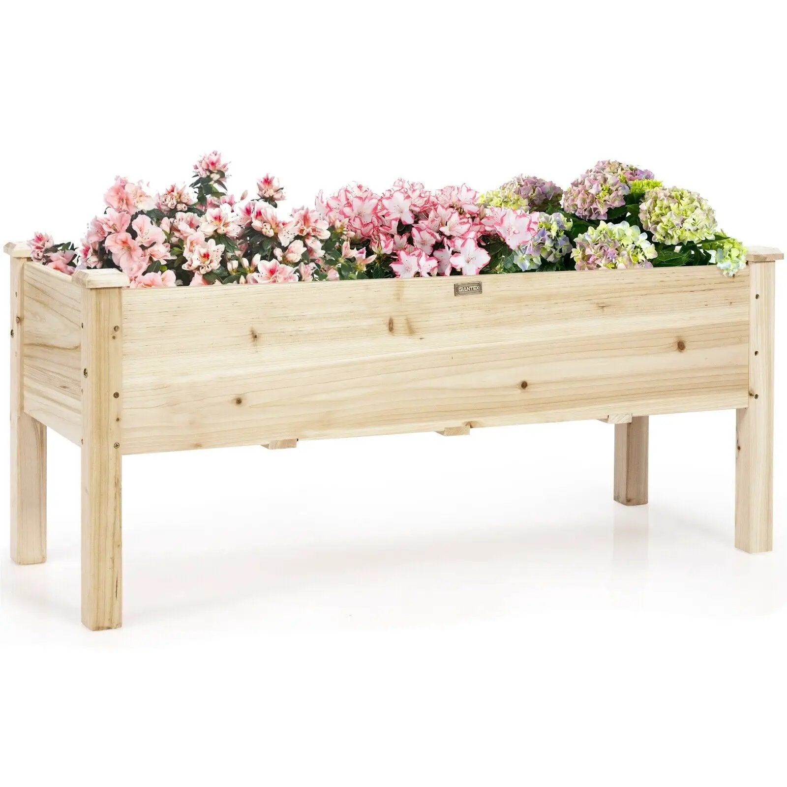 Raised Garden Bed Elevated Planter Box Wood for Vegetable Flower Herb by DirectDeals