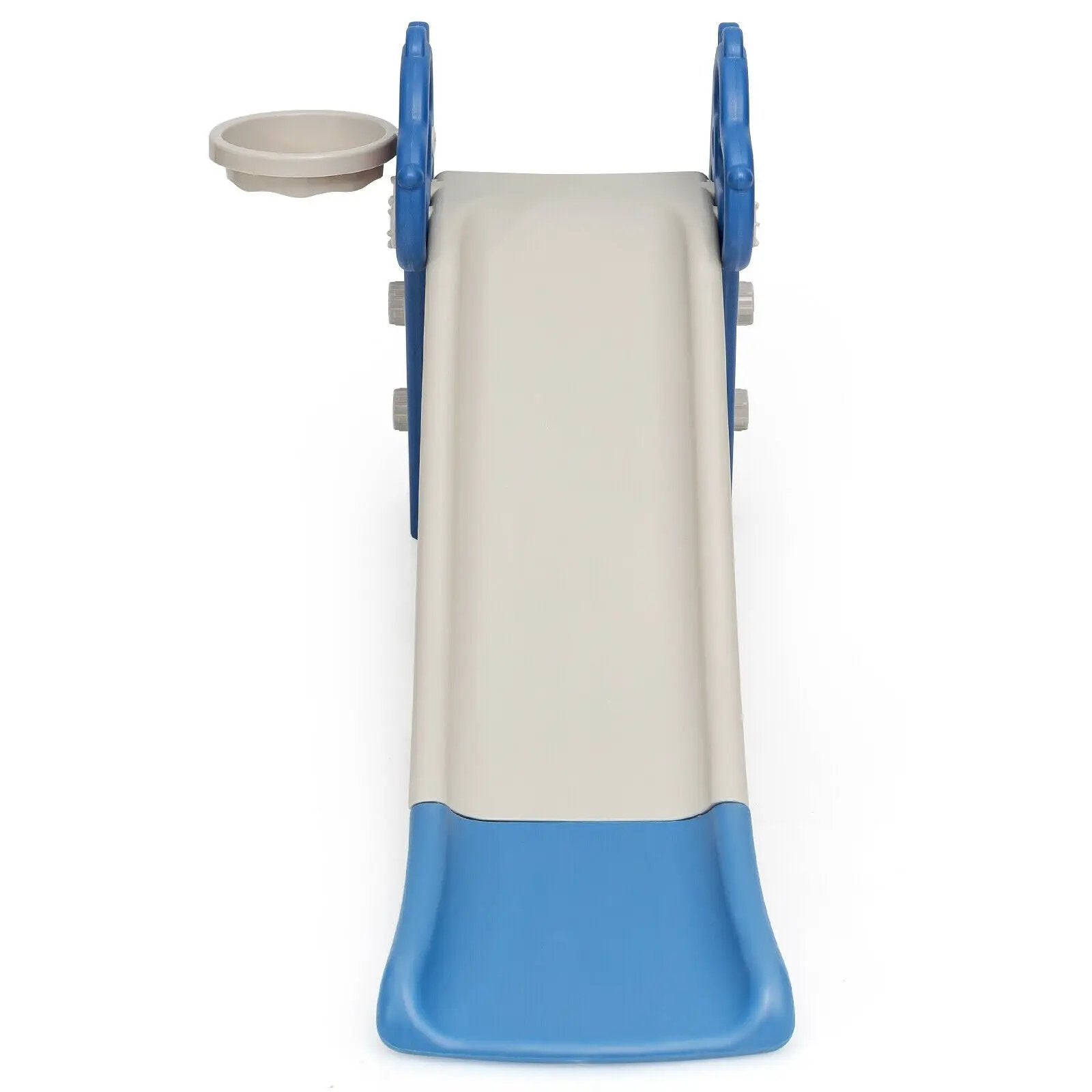 3-in-1 Kids Slide Baby Play Climber Slide Set with Basketball Hoop by DirectDeals