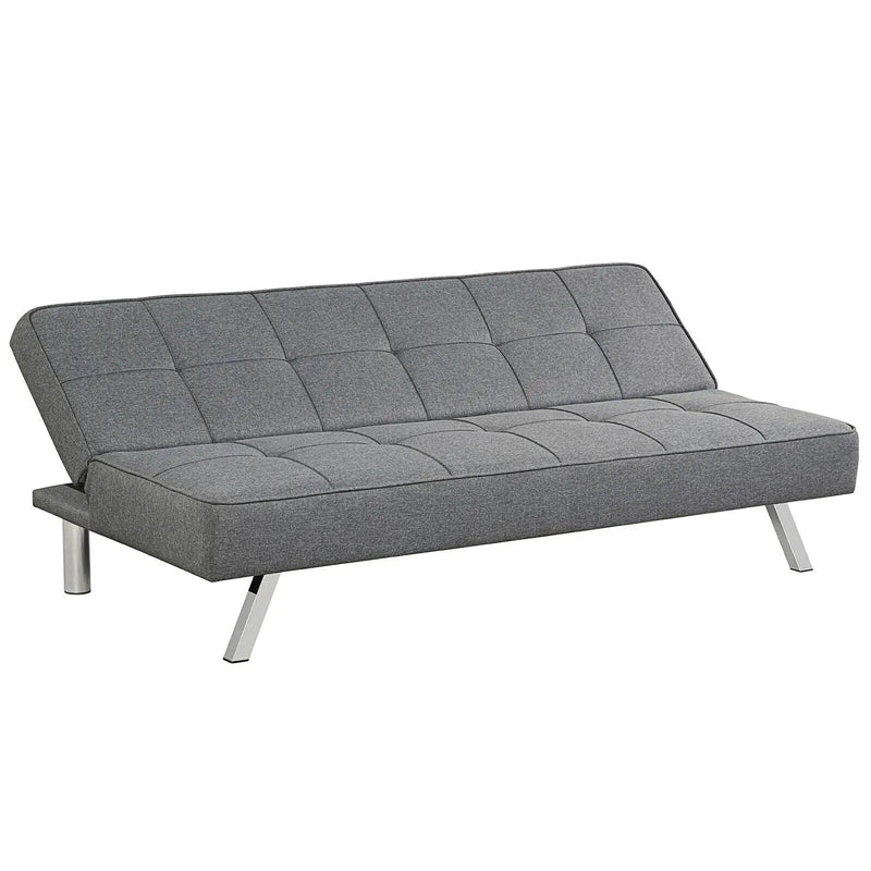 3-Seat Convertible Sofa Bed with High-Density Sponge for Living Room by DirectDeals