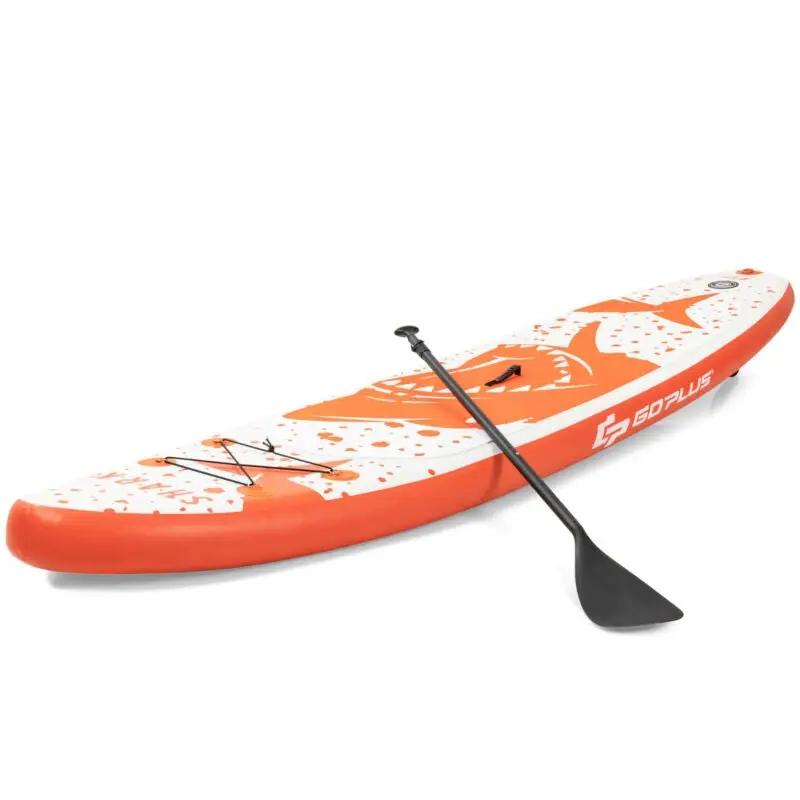 Inflatable Stand Up Paddle Board with Backpack Aluminum Paddle Pump by DirectDeals