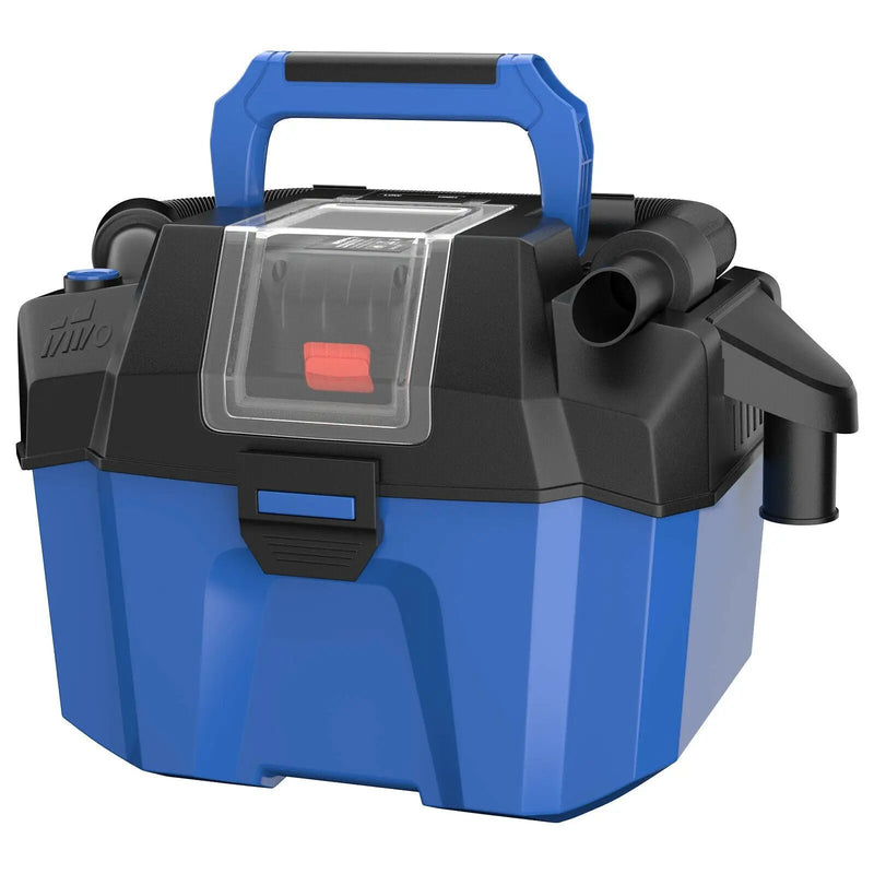 18V Wet Dry Vacuum 2.7 Gal 4 Peak HP Cordless Shop Vac 2.0 AH Battery-Blue by DirectDeals