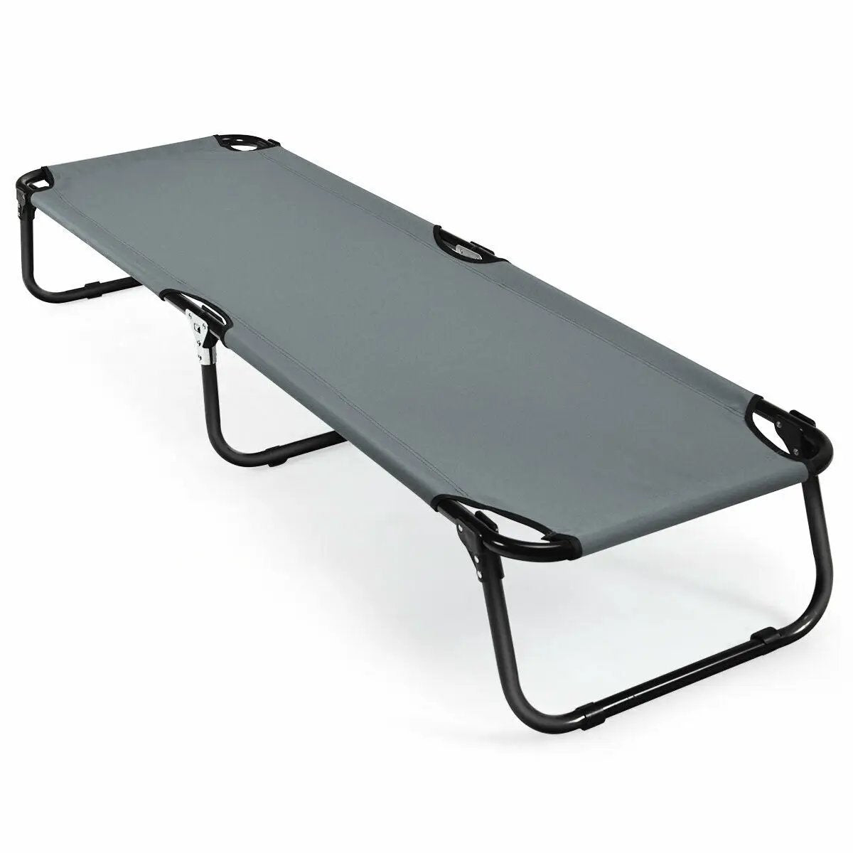 Outdoor Folding Camping Bed for Sleeping Hiking Travel by DirectDeals