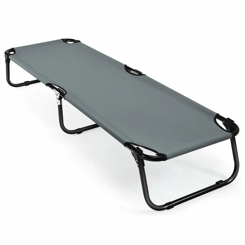 Outdoor Folding Camping Bed for Sleeping Hiking Travel by DirectDeals