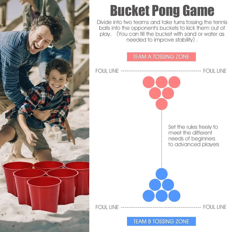 Yard Pong Giant Pong Game Set with Carry Bag by DirectDeals