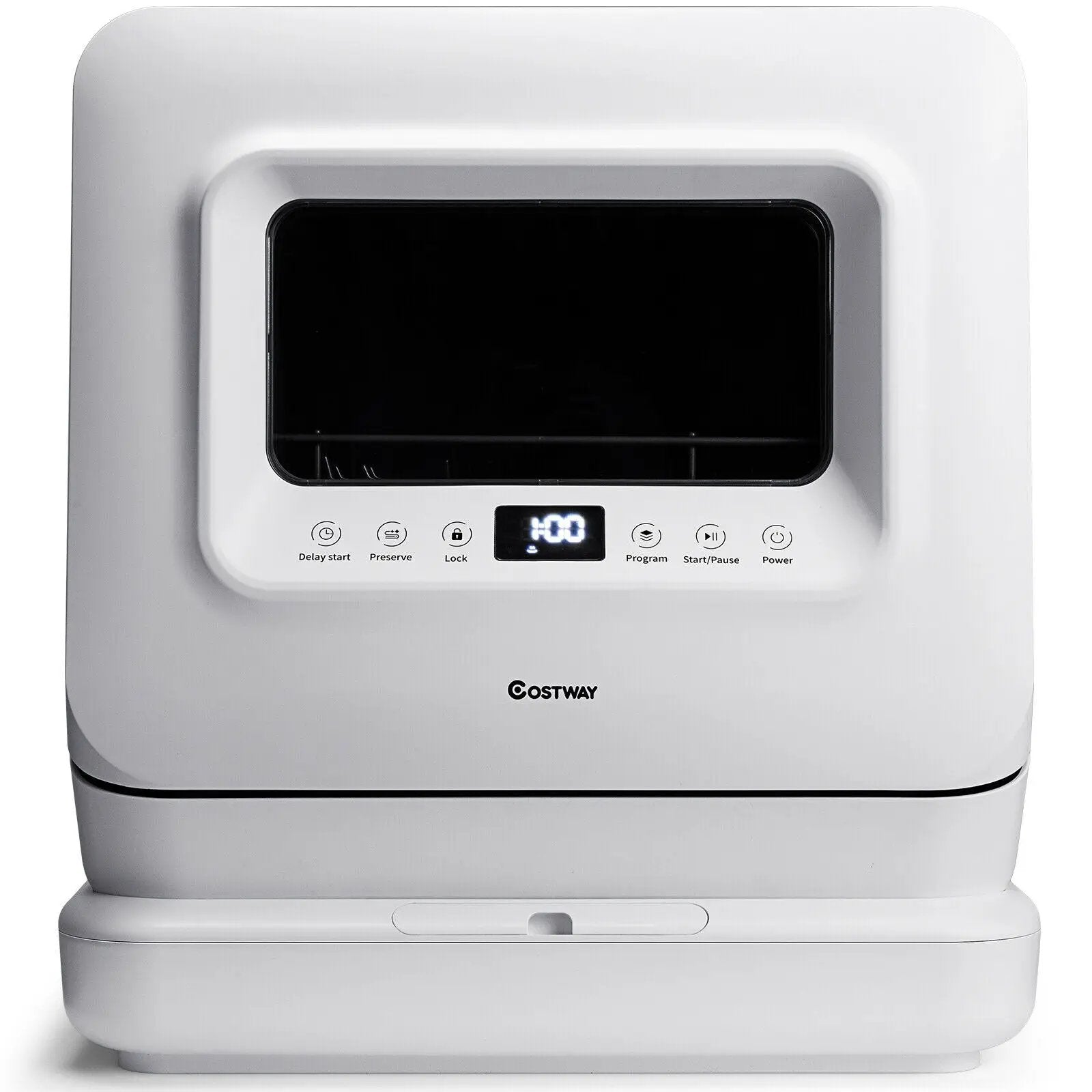 Portable Countertop Dishwasher Air Drying 5 Programs with 7.5L Water Tank by DirectDeals