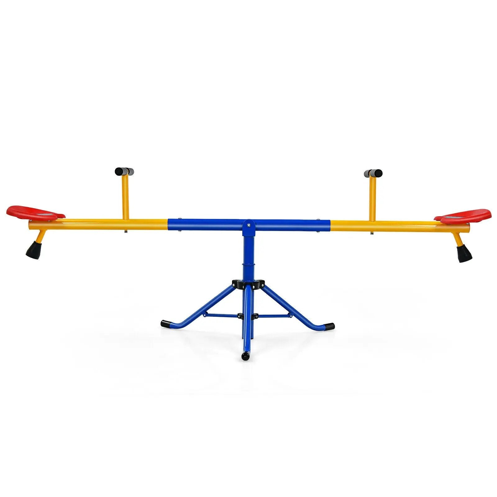 360°Rotation Kids Seesaw Swivel Teeter Totter Playground Equipment by DirectDeals