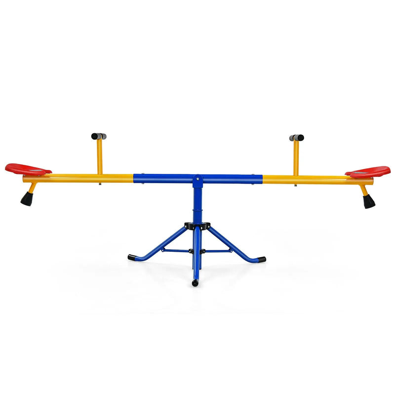 360°Rotation Kids Seesaw Swivel Teeter Totter Playground Equipment by DirectDeals