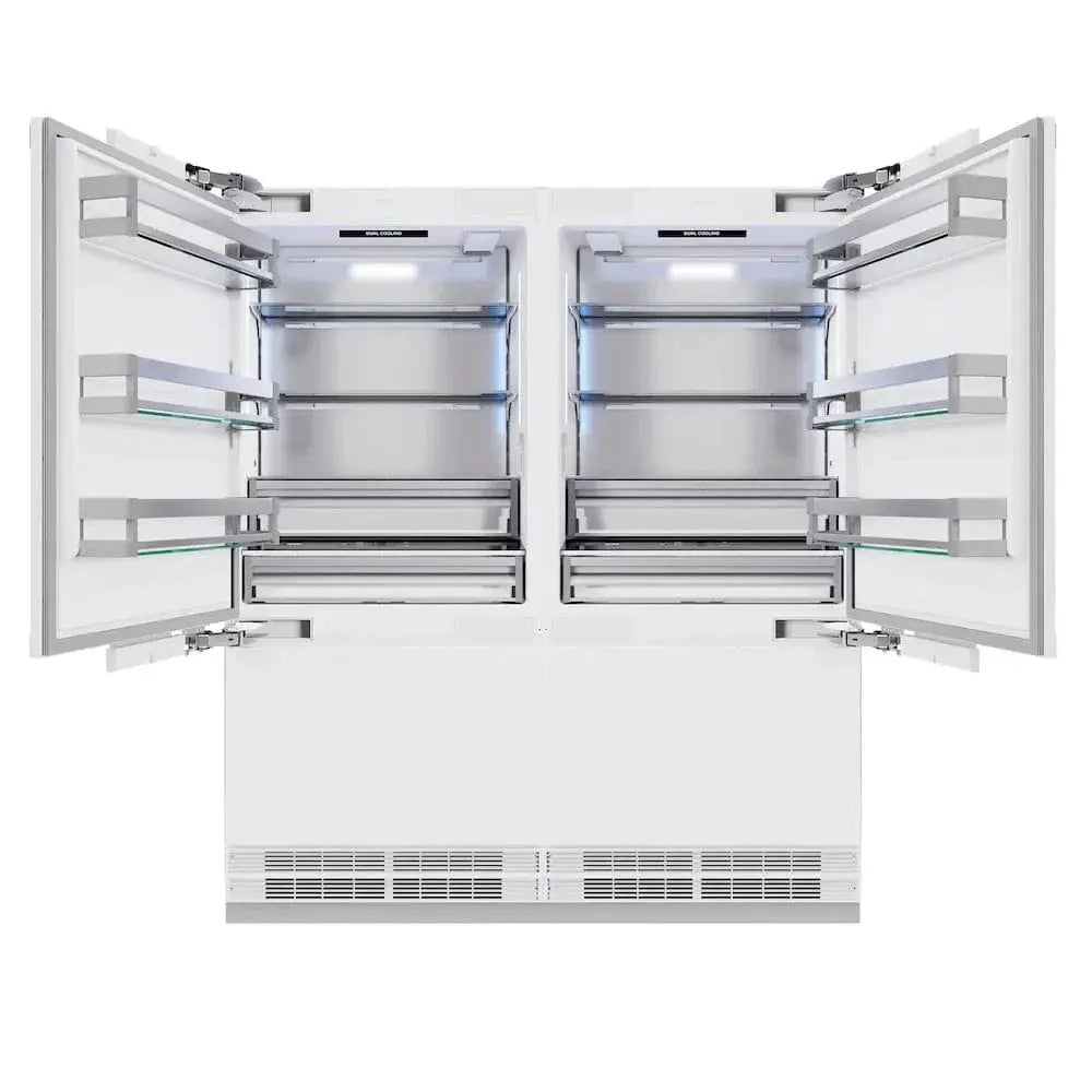 ZLINE 72" Panel Ready Built-In Bottom Freezer Refrigerator,Water Dispenser, Ice Maker, RBIT-72 by Farmhouse Kitchen and Bath