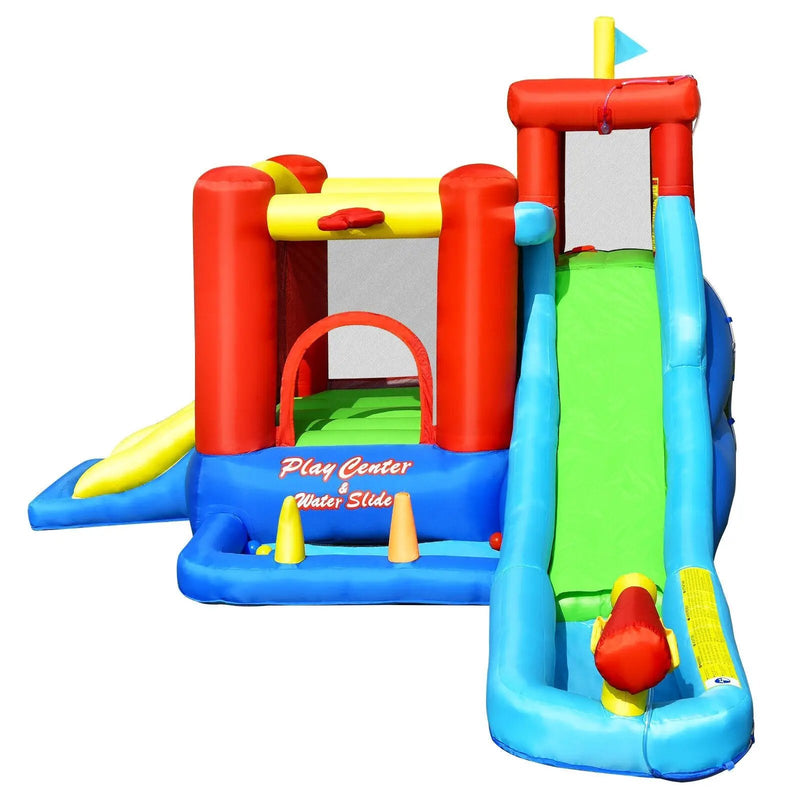 9-in-1 Inflatable Kids Water Slide Bounce House with 860W Blower by DirectDeals