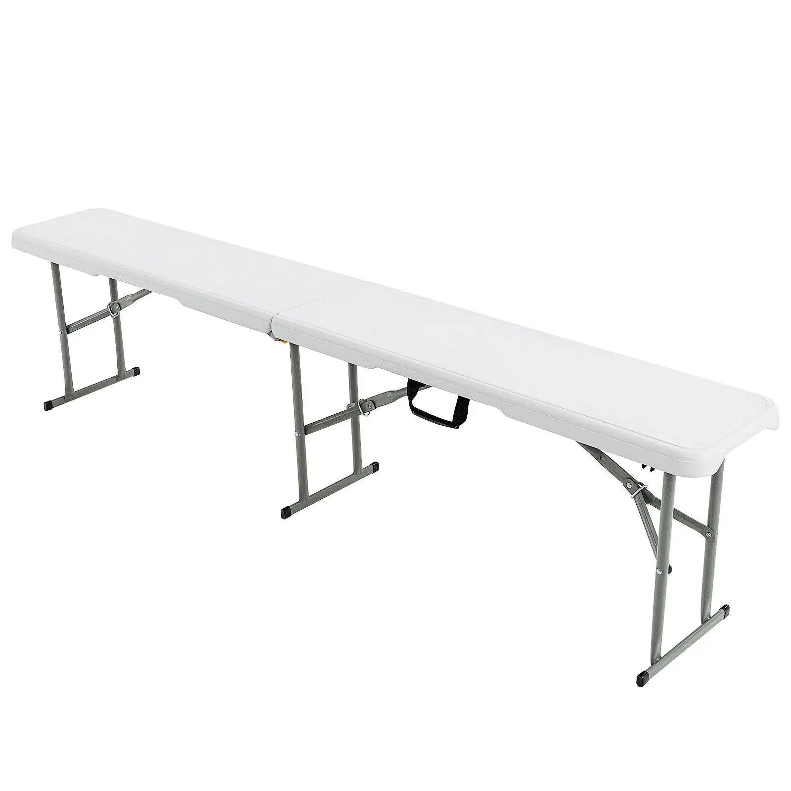 6 Feet Portable Picnic Folding Bench 550 lbs Limited with Carrying Handle by DirectDeals