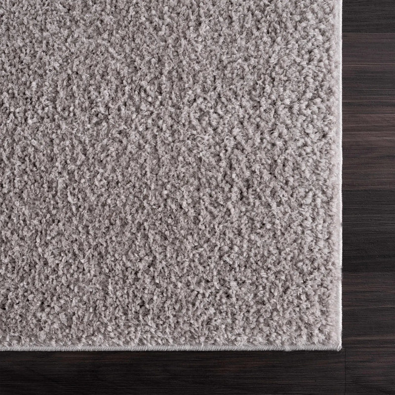 Judy Solid Gray Washable Shag Rug - Clearance by Boutique Rugs