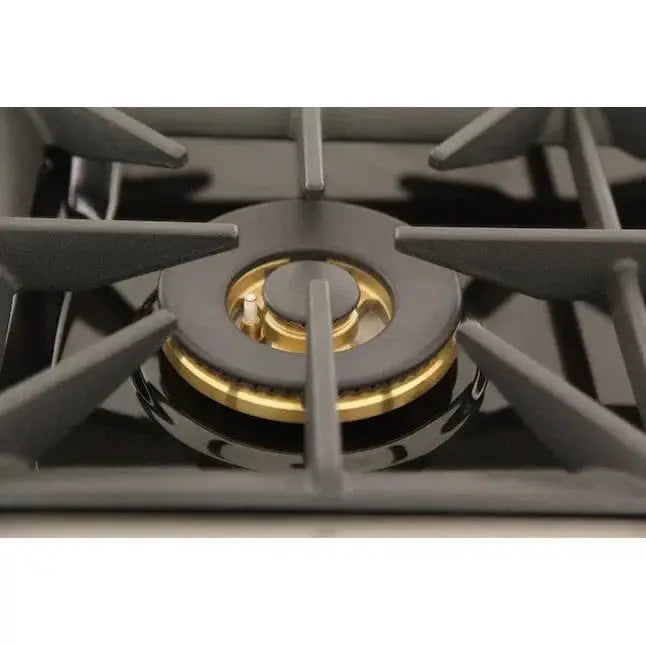 Kucht 36" Gas Range, Stainless Steel with Grey Oven Door, KNG361-GR by Farmhouse Kitchen and Bath