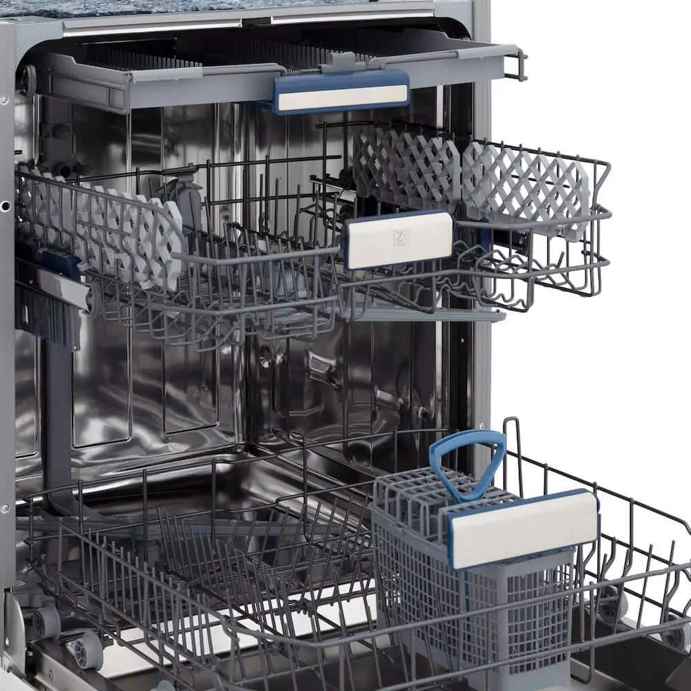 ZLINE Autograph 24" Dishwasher Stainless, Gold DWVZ-24-G by Farmhouse Kitchen and Bath
