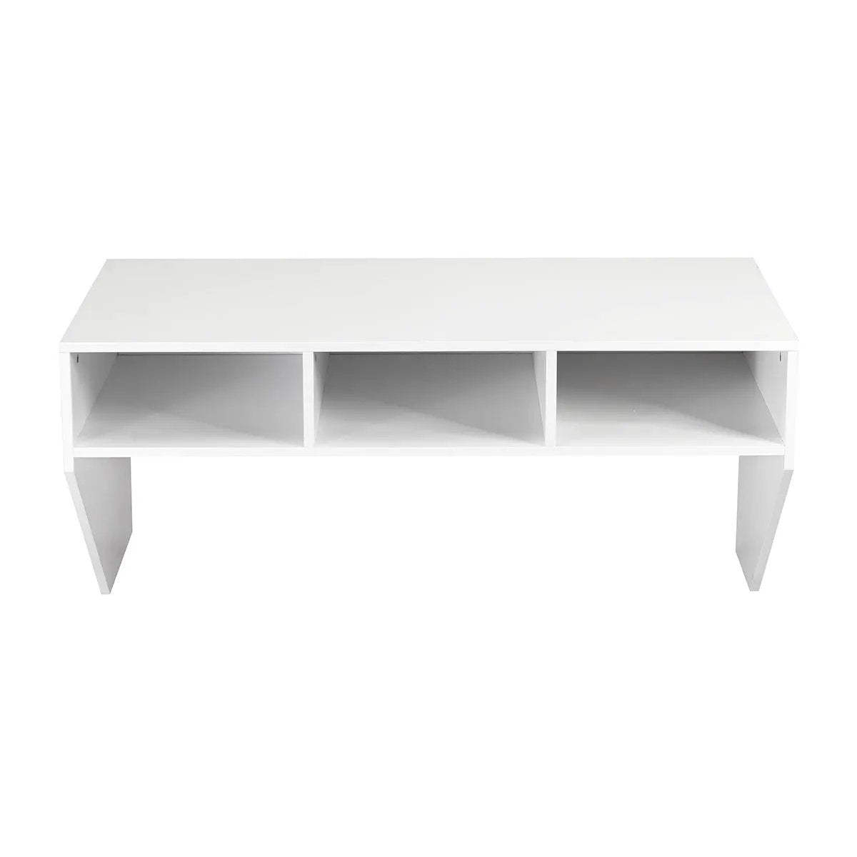 Wall Mounted Floating Computer Table Desk Storage Shelf-White by DirectDeals