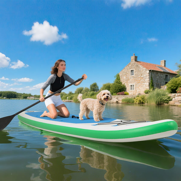 11 Feet Premium SUP Inflatable Stand Up Paddle Board with Accessories and Repair Kit-L, photo 2 of 8