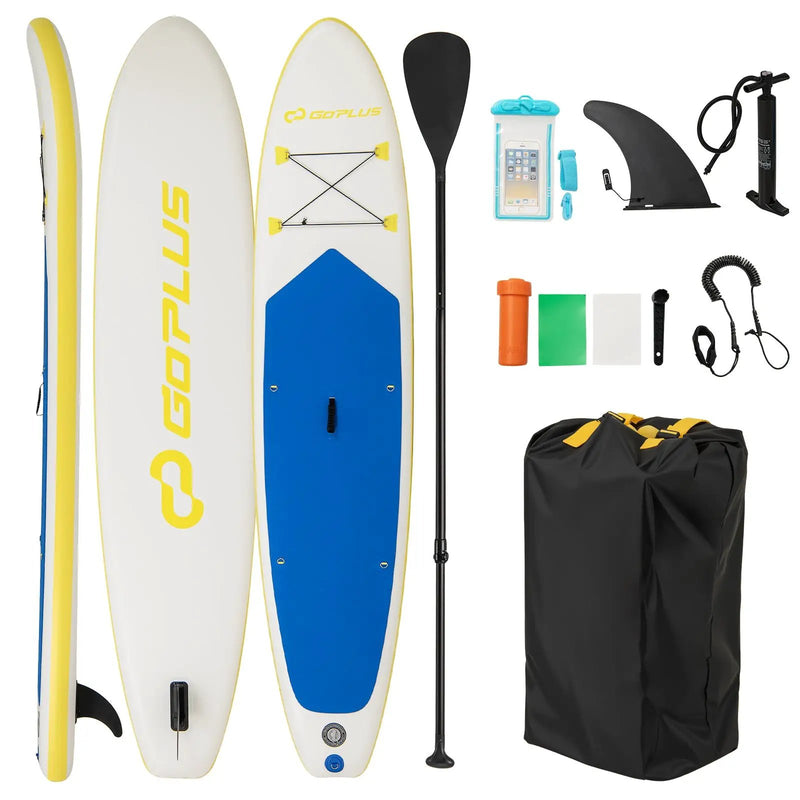 11 Feet Premium SUP Inflatable Stand Up Paddle Board with Accessories for Youth Adults-L by DirectDeals