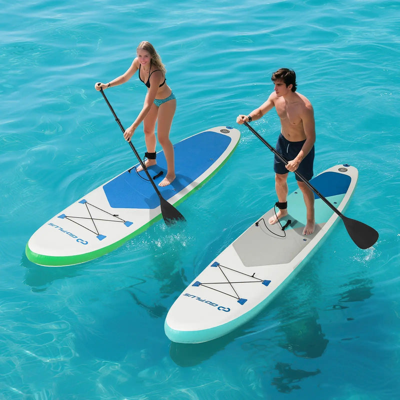 11 Feet Premium SUP Inflatable Stand Up Paddle Board with Accessories and Repair Kit-L by DirectDeals