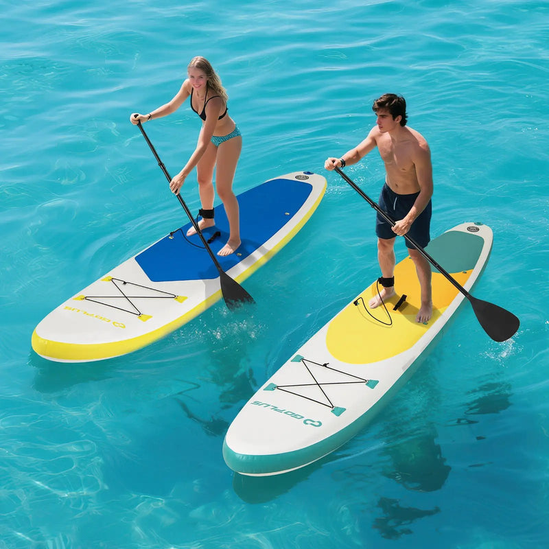 11 Feet Premium SUP Inflatable Stand Up Paddle Board with Accessories for Youth Adults-L by DirectDeals