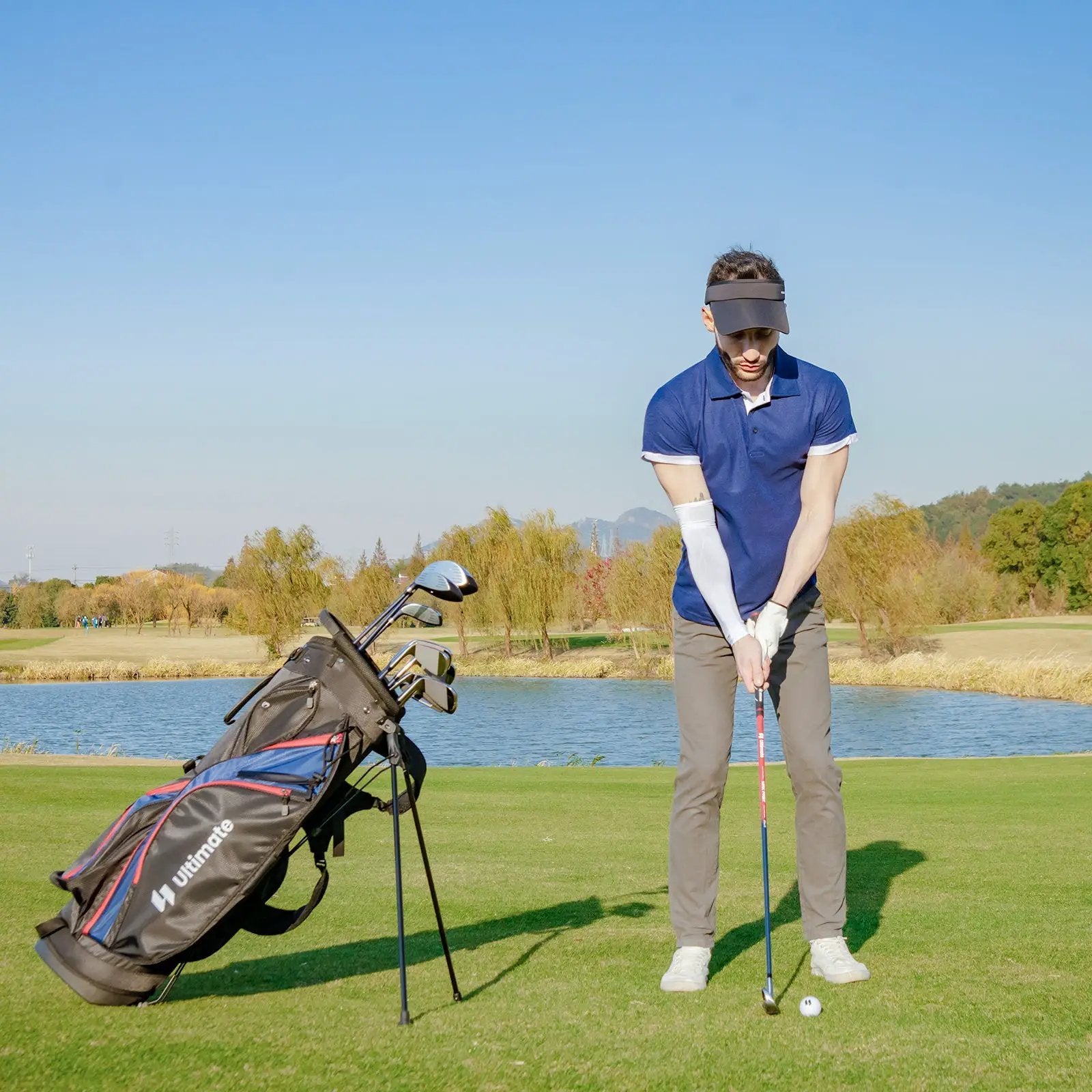 11 Pieces Complete Golf Club Package Set by DirectDeals