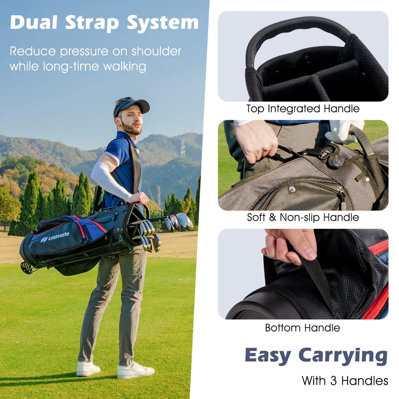11 Pieces Complete Golf Club Package Set by DirectDeals