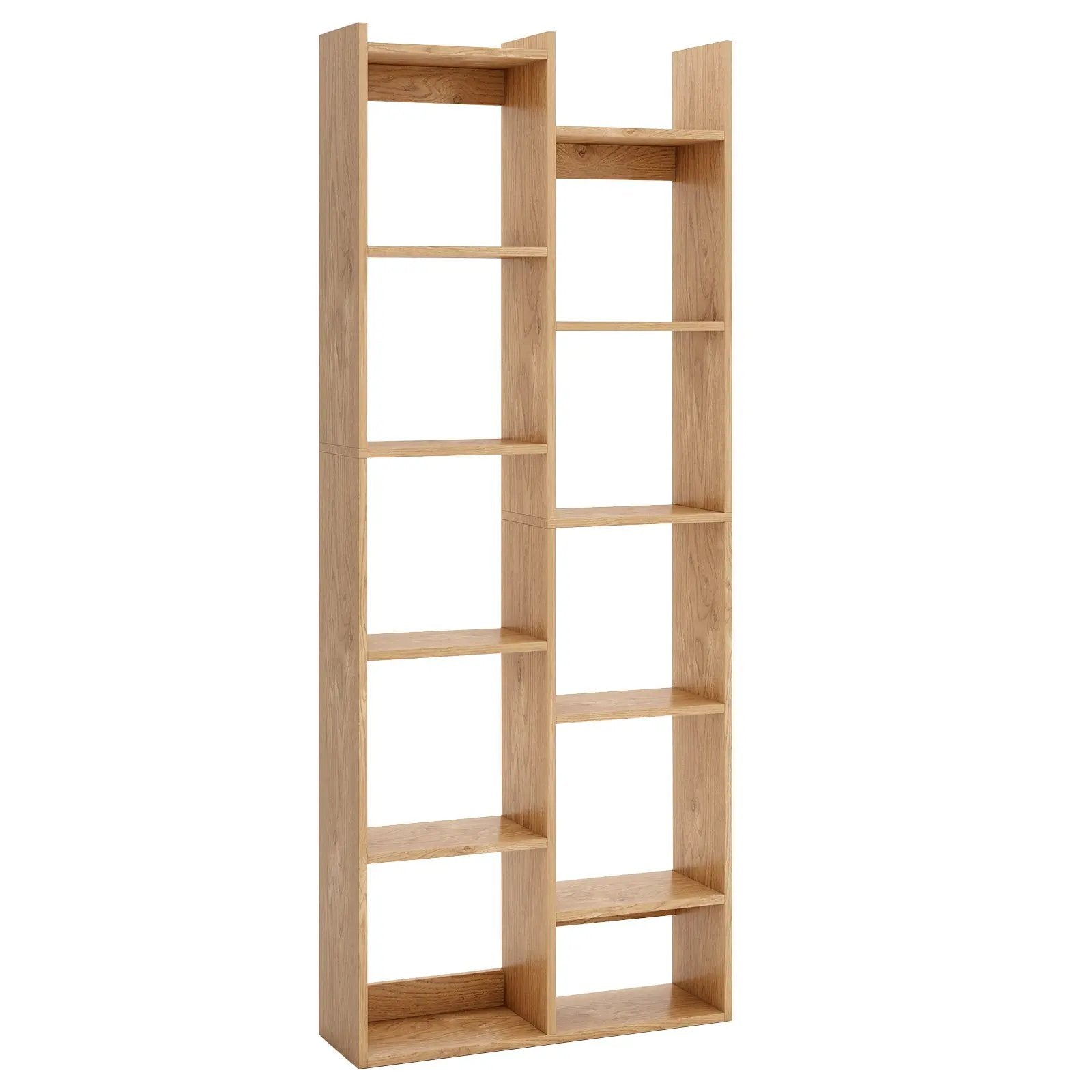 11-Tier Modern Book Organizer Bookcase with Anti-Tipping Kits by DirectDeals