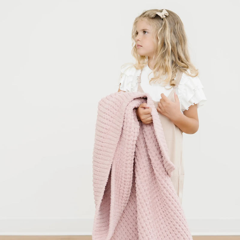 WAFFLE KNIT TODDLER BLANKETS by HouseOfZazla