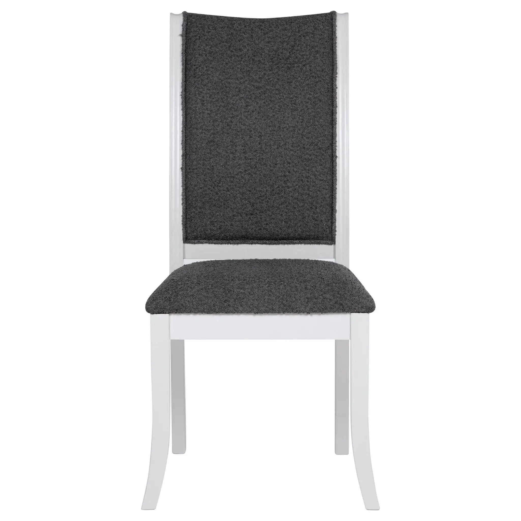 Judd Upholstered Dining Side Chair Pearl White (Set of 2) by Unique Piece Furniture