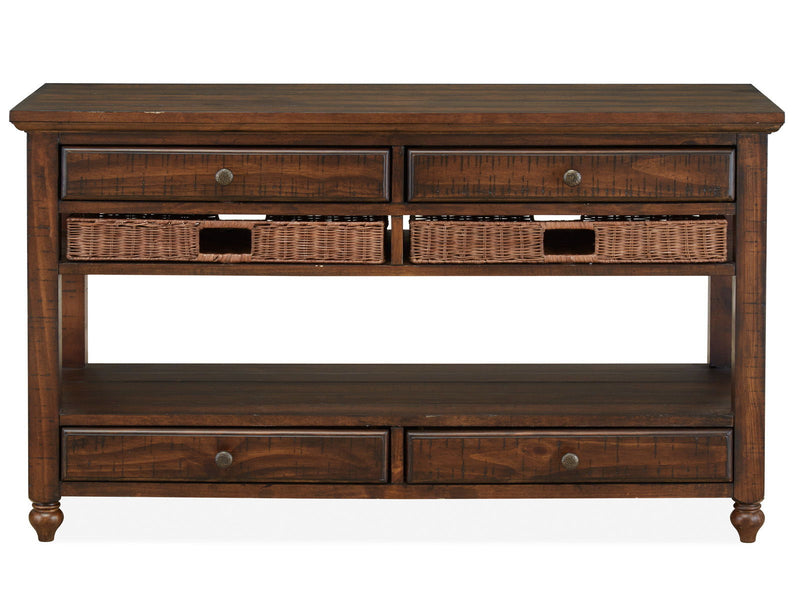 Cottage Lane - Wood Sofa Table - Coffee, photo 2 of 6