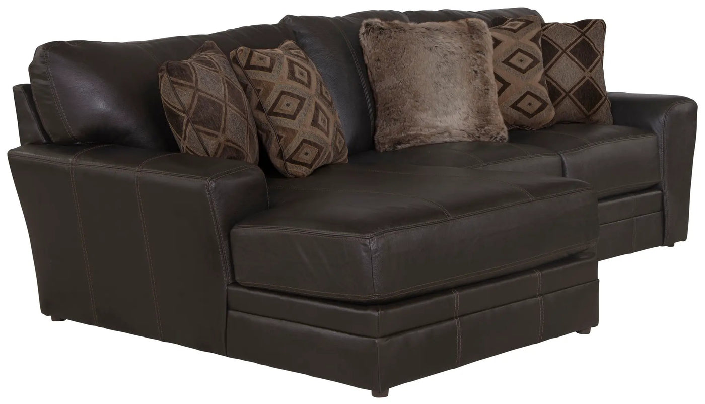 Denali - Italian Leather Match Sectional by Unique Piece Furniture