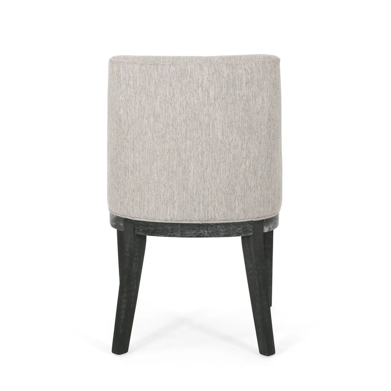 Modern Dining Chair With Durable Fabric Upholstery And Sturdy Wooden Frame (Set of 2) by HouseOfZazla