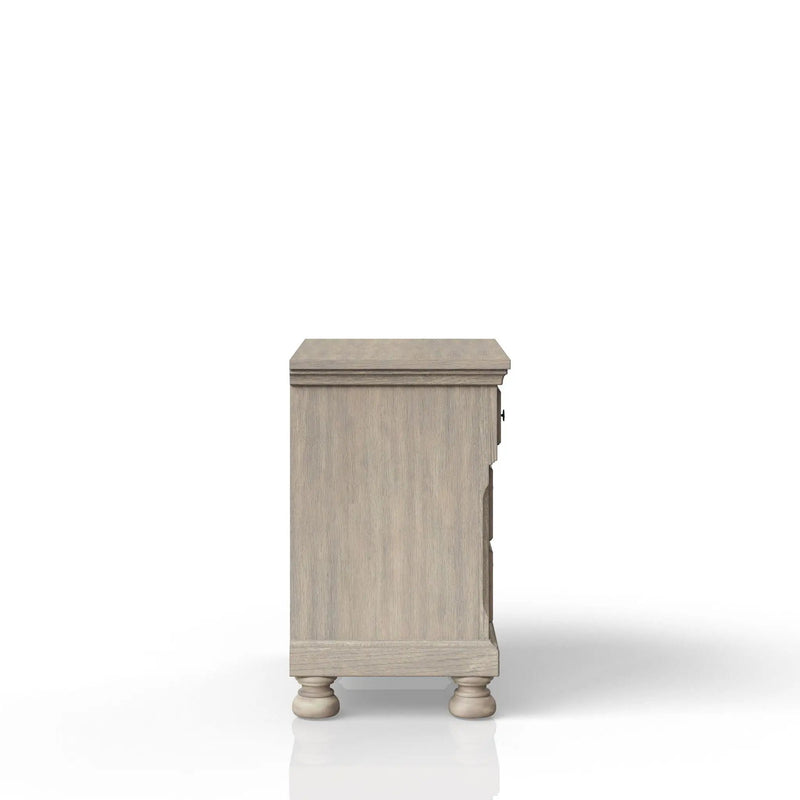 Nightstand Two Storage Drawers by HouseOfZazla