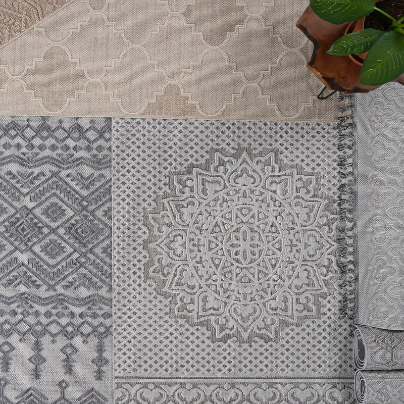 Guros - Indoor / Outdoor Trellis Area Rug by Unique Piece Furniture