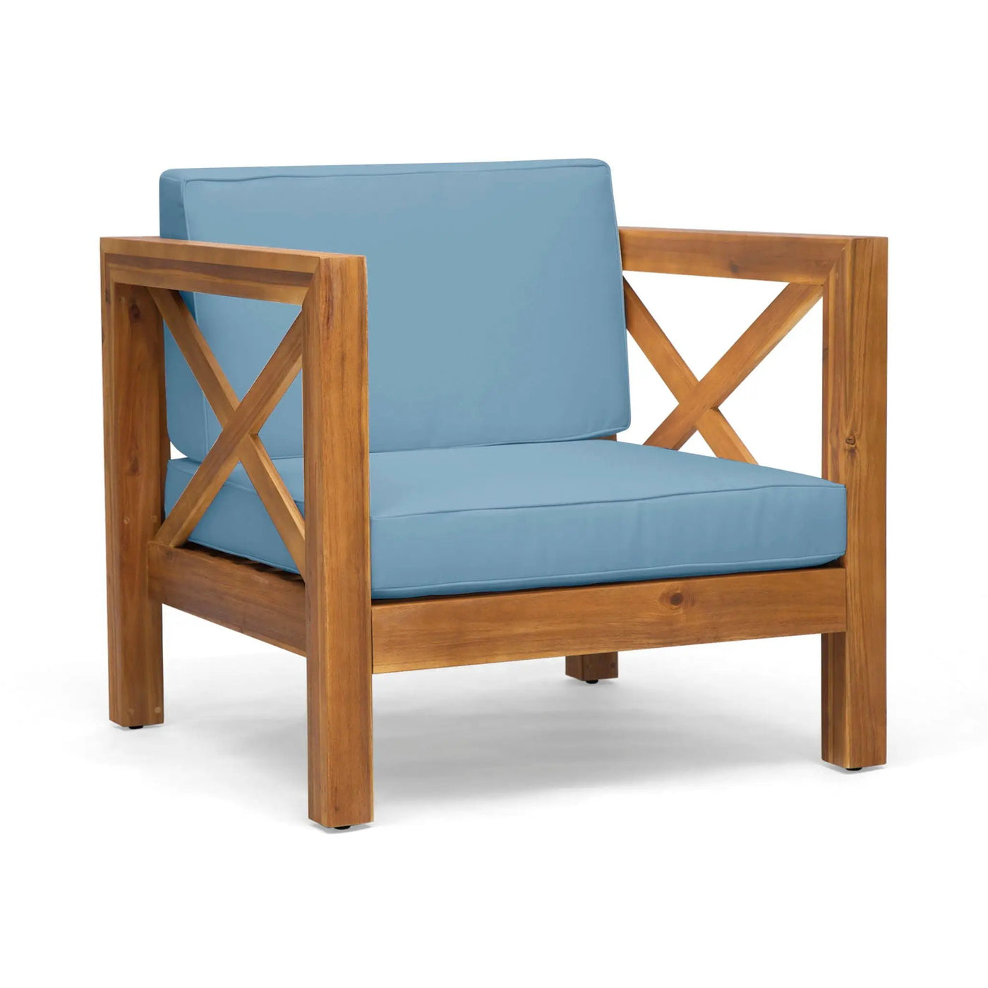 Brava Mid-Century Modern Club Chair with Water Resistant Cushions by HouseOfZazla