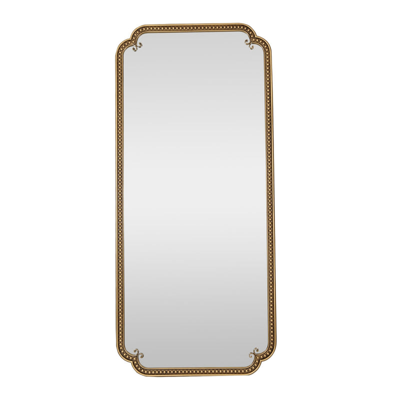 Full Length Mirror With Stand, Floor Standing Dressing For Bedroom - Antique Gold by HouseOfZazla