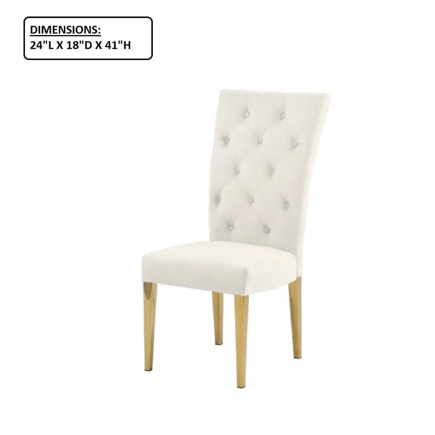 Modern Design Upholstered Dining Chair (Set of 2) by Unique Piece Furniture