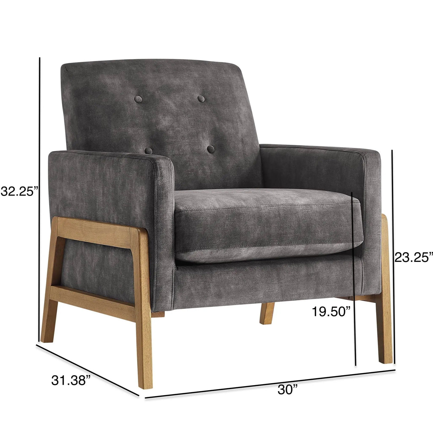 Matson - Tufted Back Accent Chair by HouseOfZazla