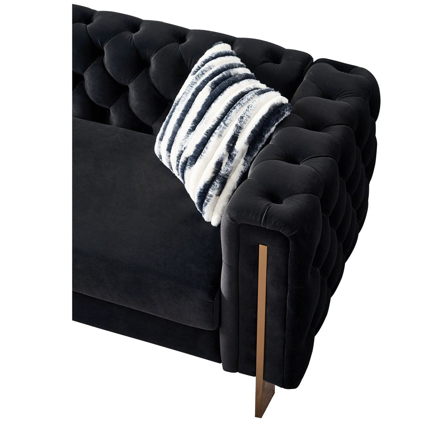 Chesterfield - Modern Tufted Living Room Sofa, 84.25''W Couch by HouseOfZazla