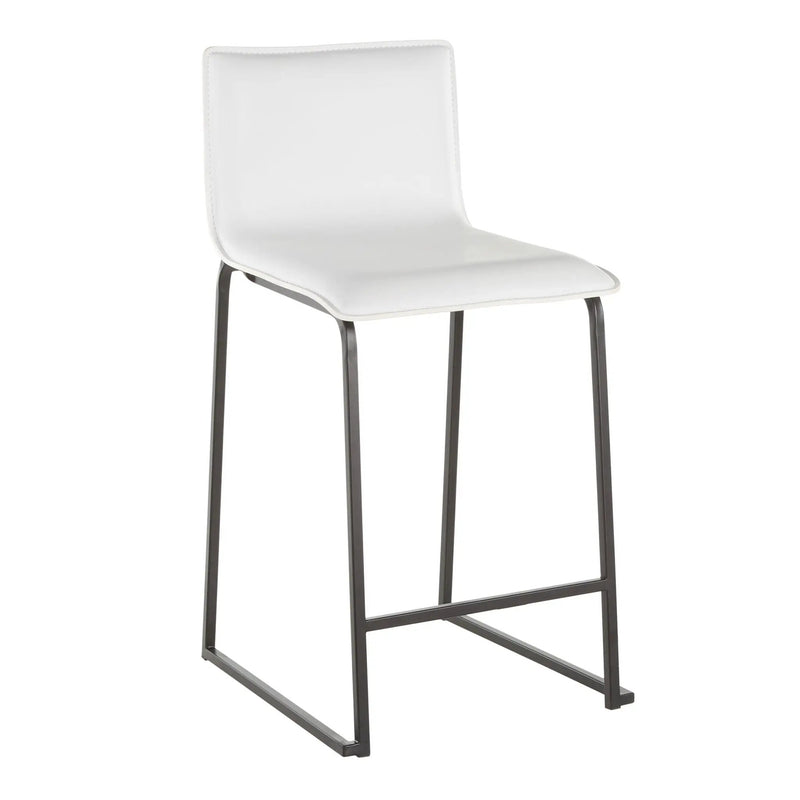 Mara - Upholstered Contemporary Counter Stool (Set of 2) by HouseOfZazla