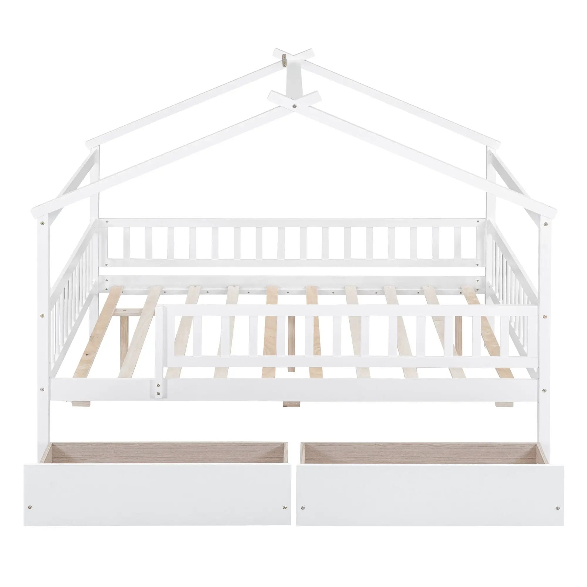 House Bed With 2 Drawers by Unique Piece Furniture